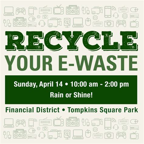nyc e waste recycling events|ecycleNYC .